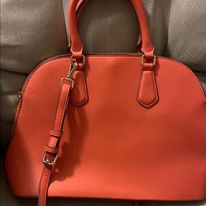 Elegant Orange Handbag